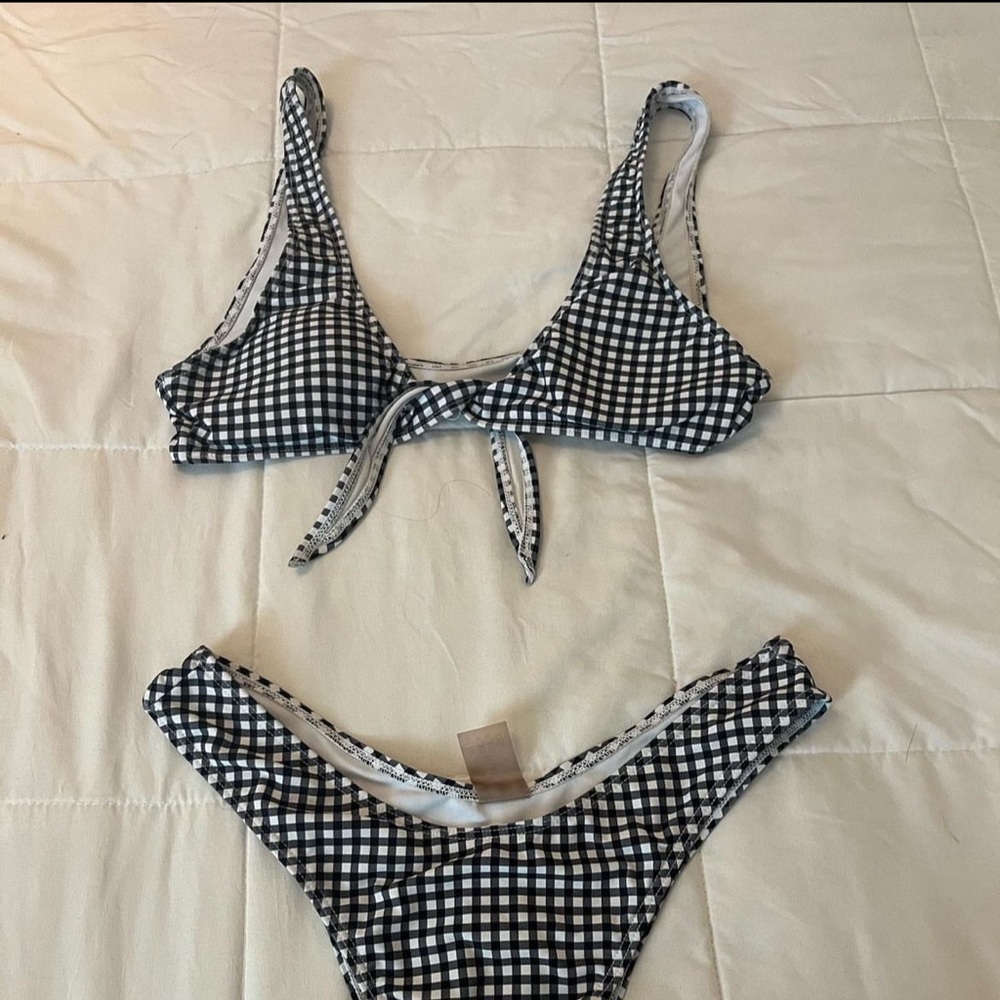 gingham bikini